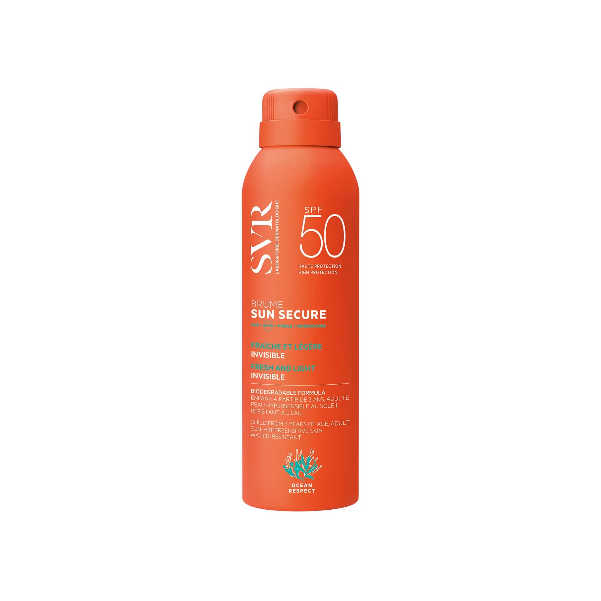 SVR Sun Secure Brume SPF50+ 200ML Date 10/2028