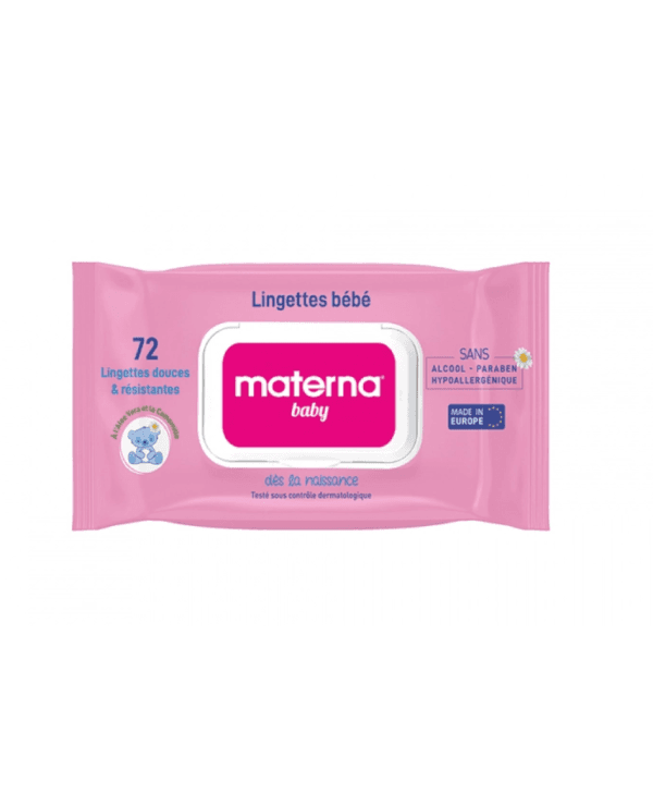 Materna Lingettes Materna Baby Lingettes Rose x72 Rose BT 72