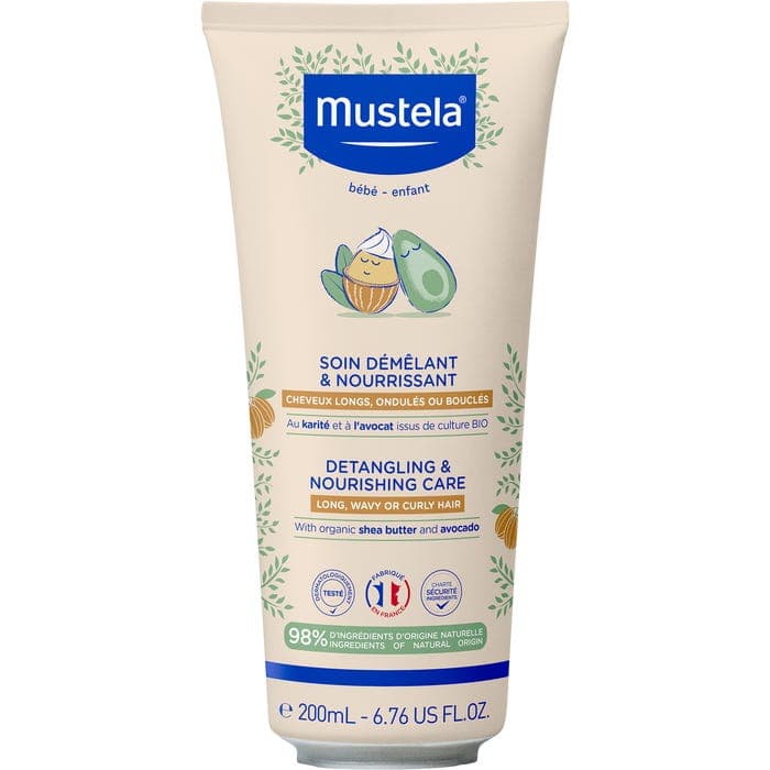 Mustela Soin Demelant et Nourrissant, Cheveux Longs Ondules OU Boucles 200ML