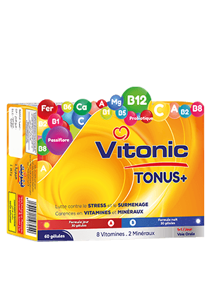 Vital Vitonic Tonus+ Jour et Nuit 60 Gelules