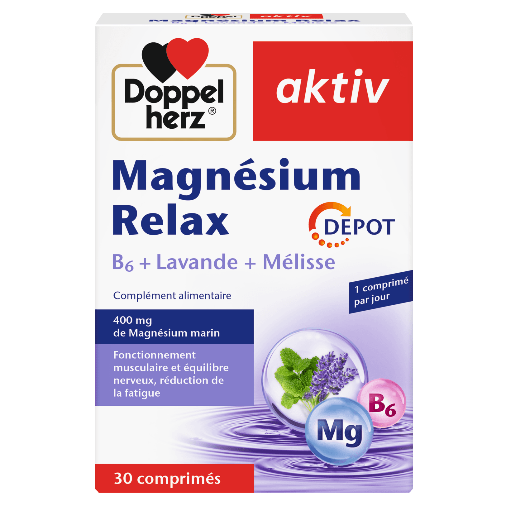 Aktiv Magnesium Relax BT 30 Comprimes