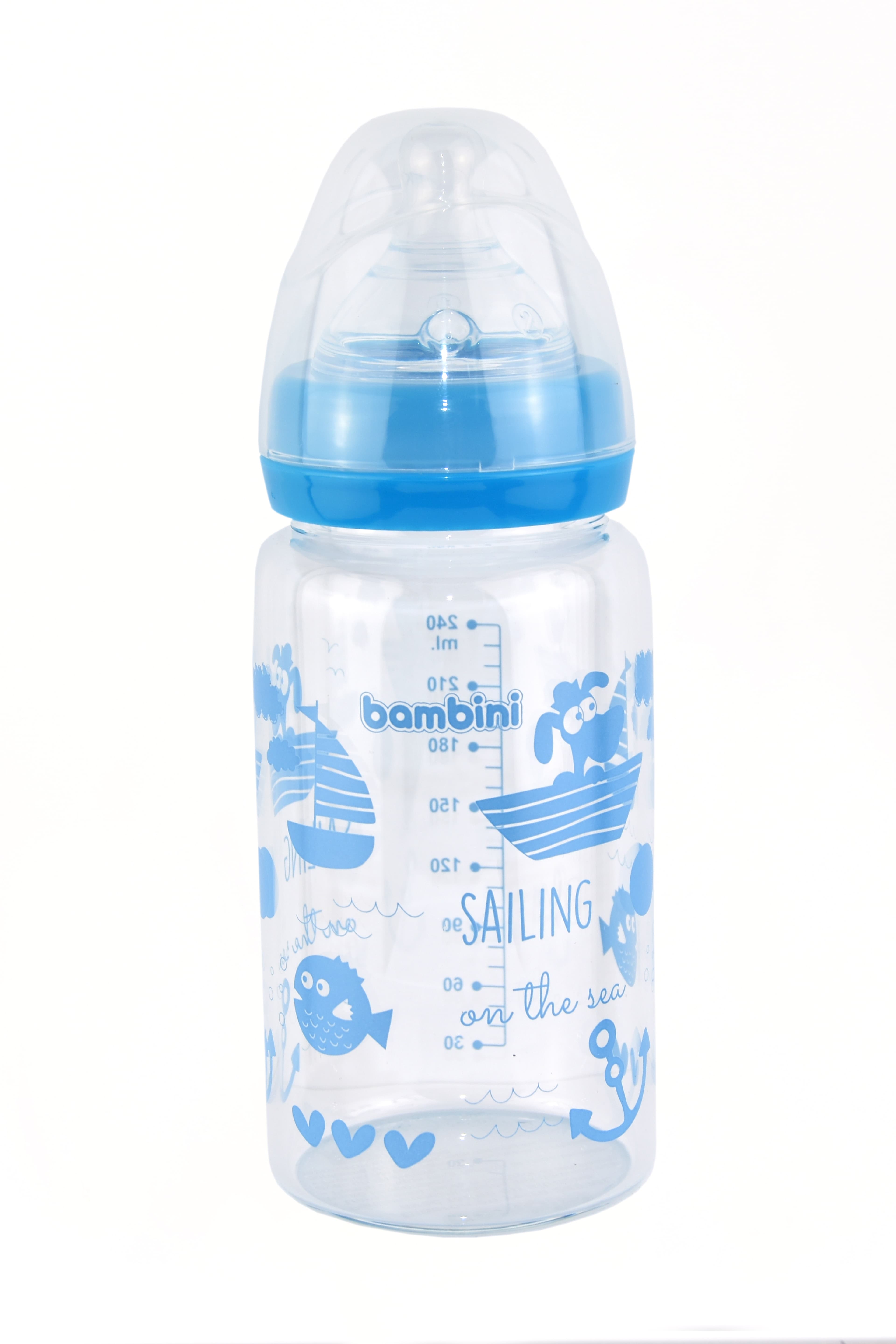 Bambini Biberon Large en Verre 240 ML 614