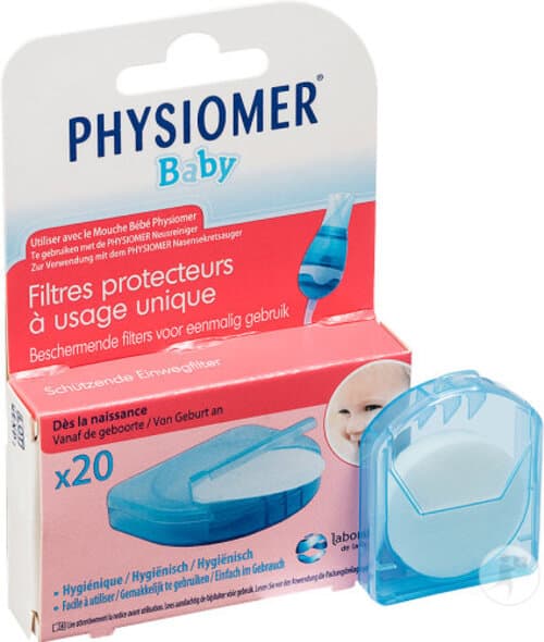 Physiomer Baby Filtres Protecteurs 20 Pieces