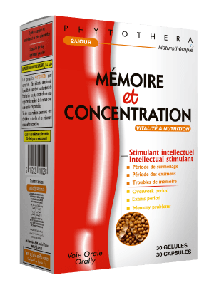 Vital Memoire et Concentration 30 Gelules