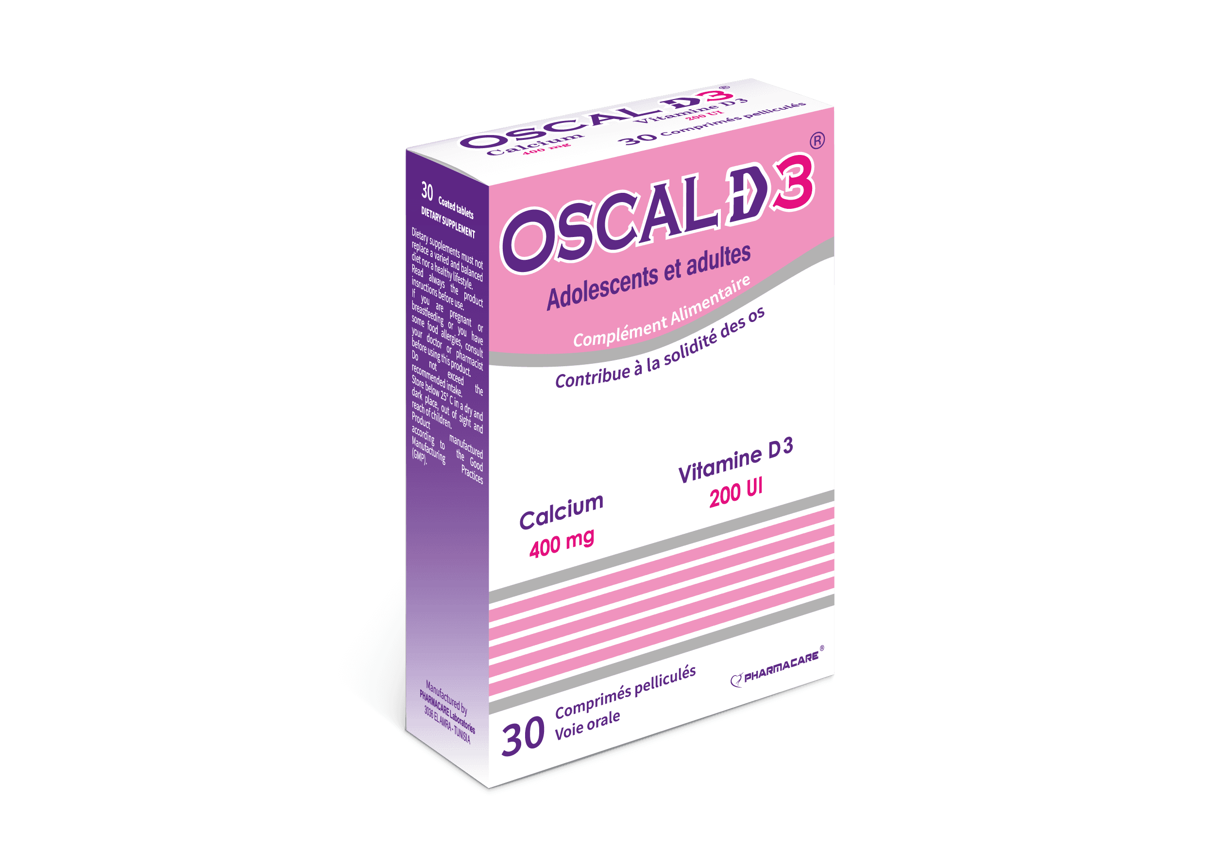 Pharmacare Oscal D3 BT 30
