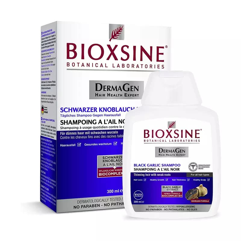 Bioxsine Shampoing a L'ail Noire 300ML