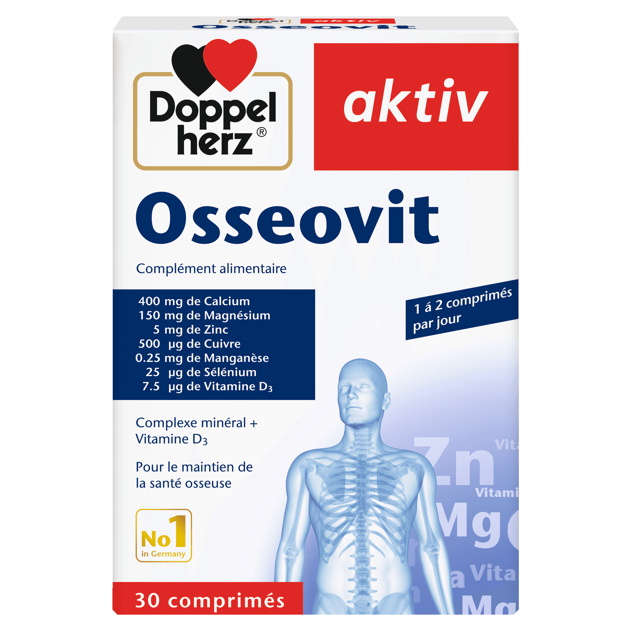 Aktiv Osseovit 30 Comprimes