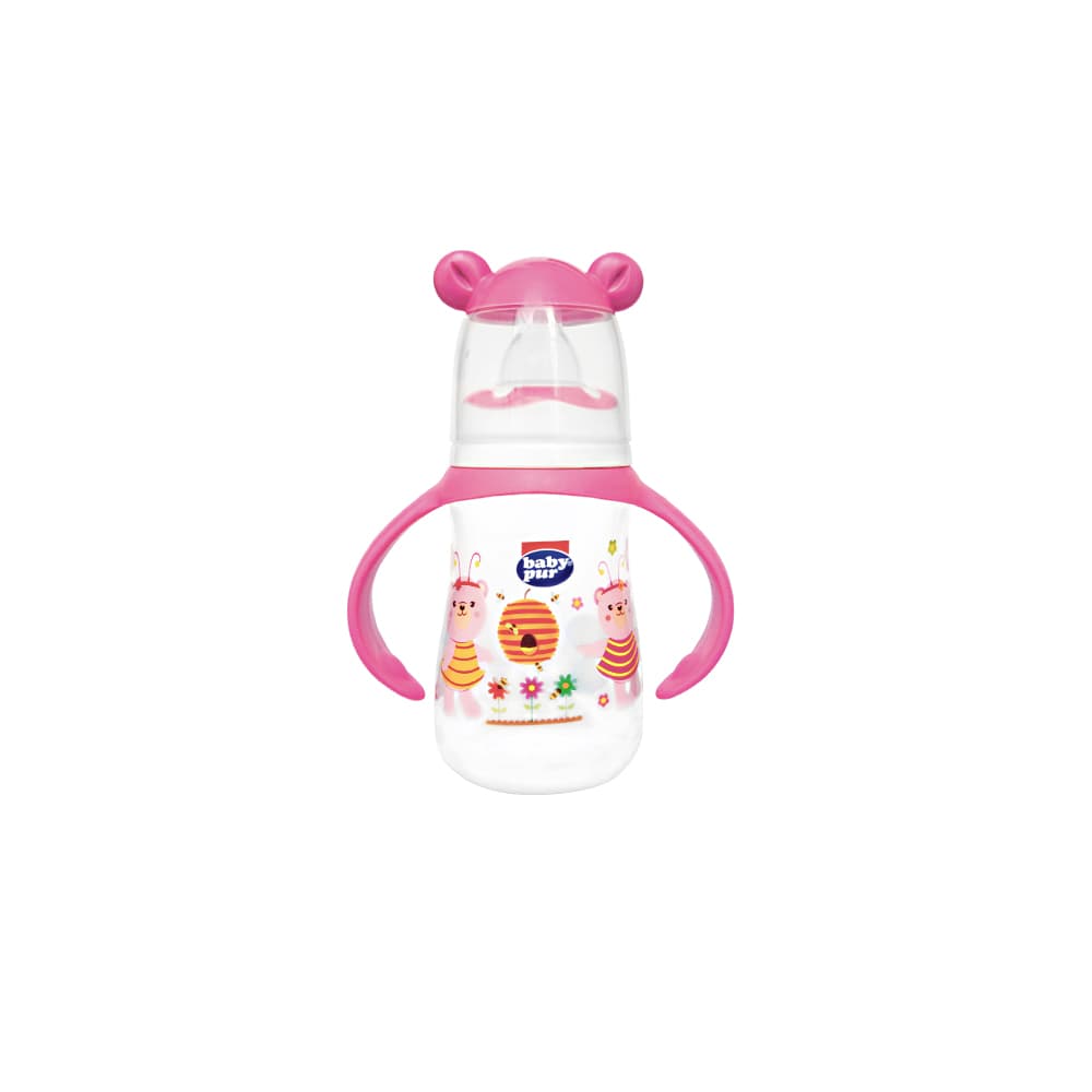 Baby Pur Biberon en Plastique avec Ance 125ML 72004