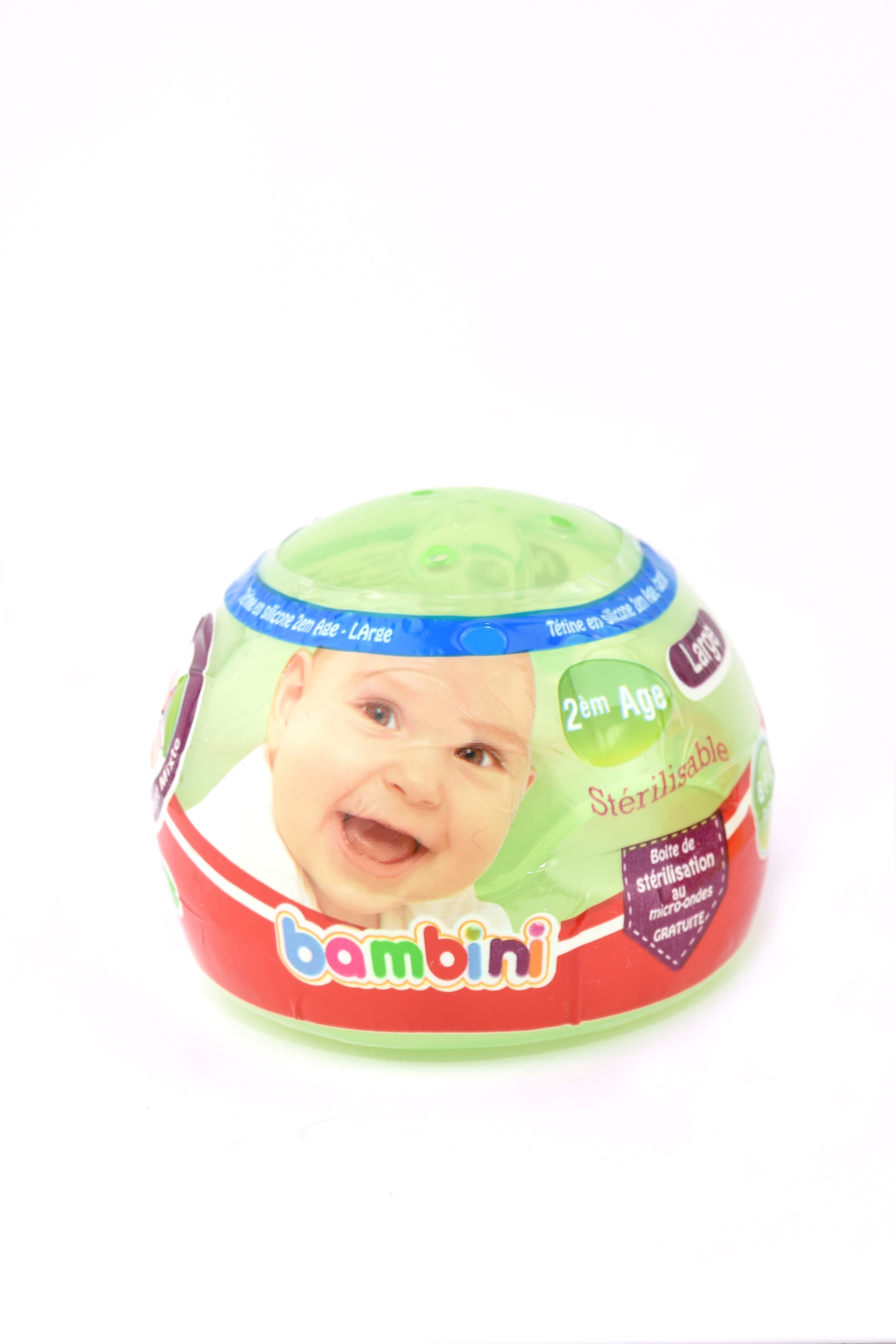 Bambini Tetine Large avec Boite 2 Eme Age 420