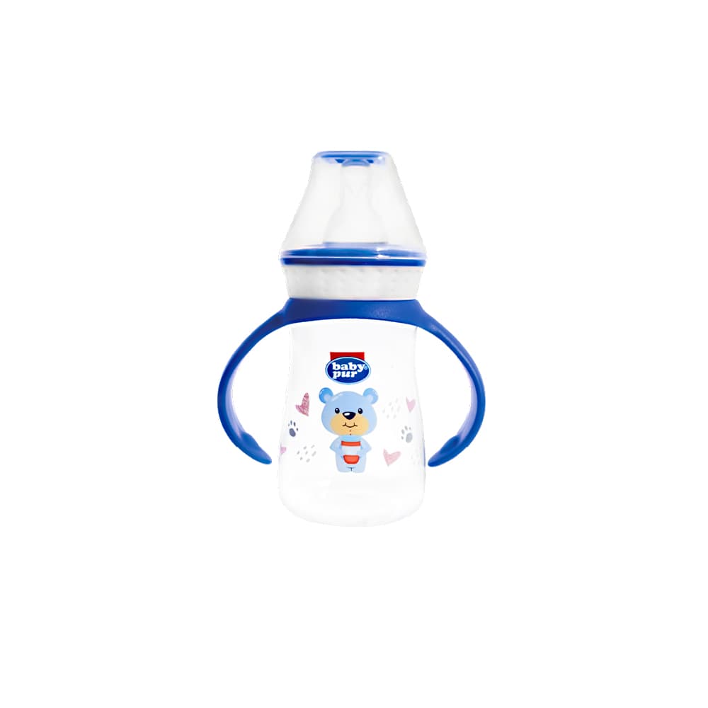 Baby Pur Biberon en Plastique avec Ance 125ML 72008