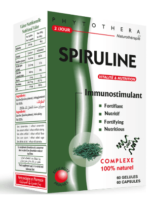 Vital Spiruline 60 Gelules