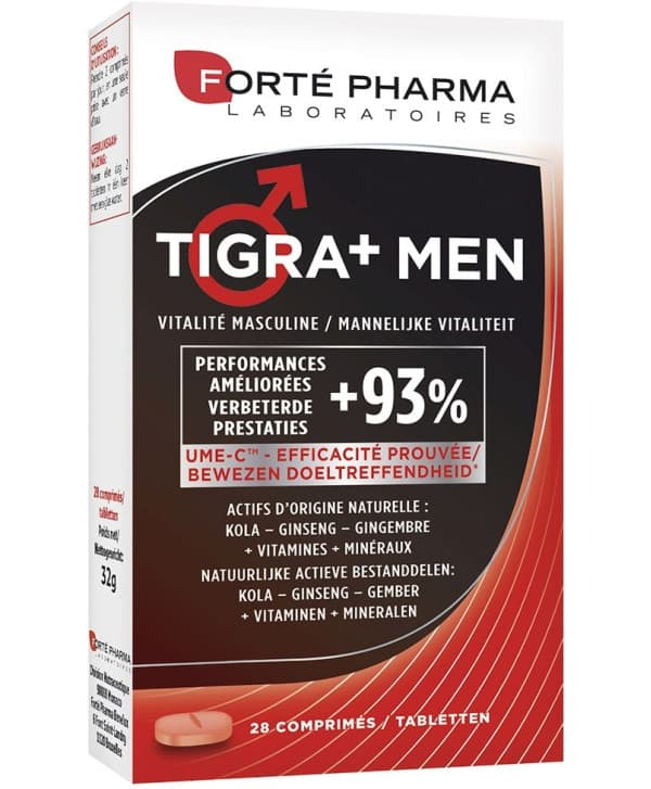 Forté Pharma Tigra + Energie Men 28 Comprimes 32G