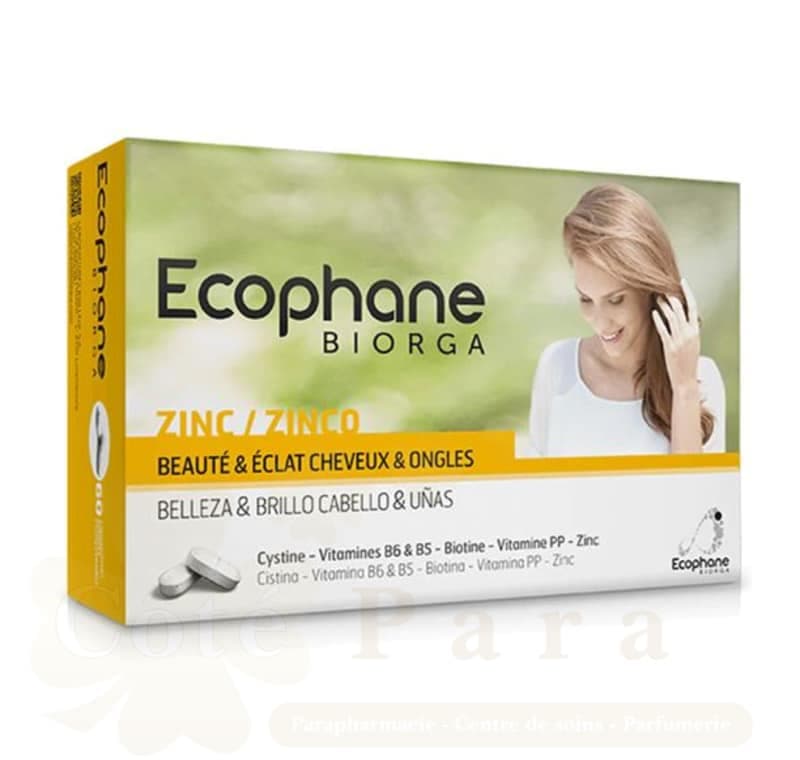 Ecophane Cheveux et Ongles 60 Comprimes