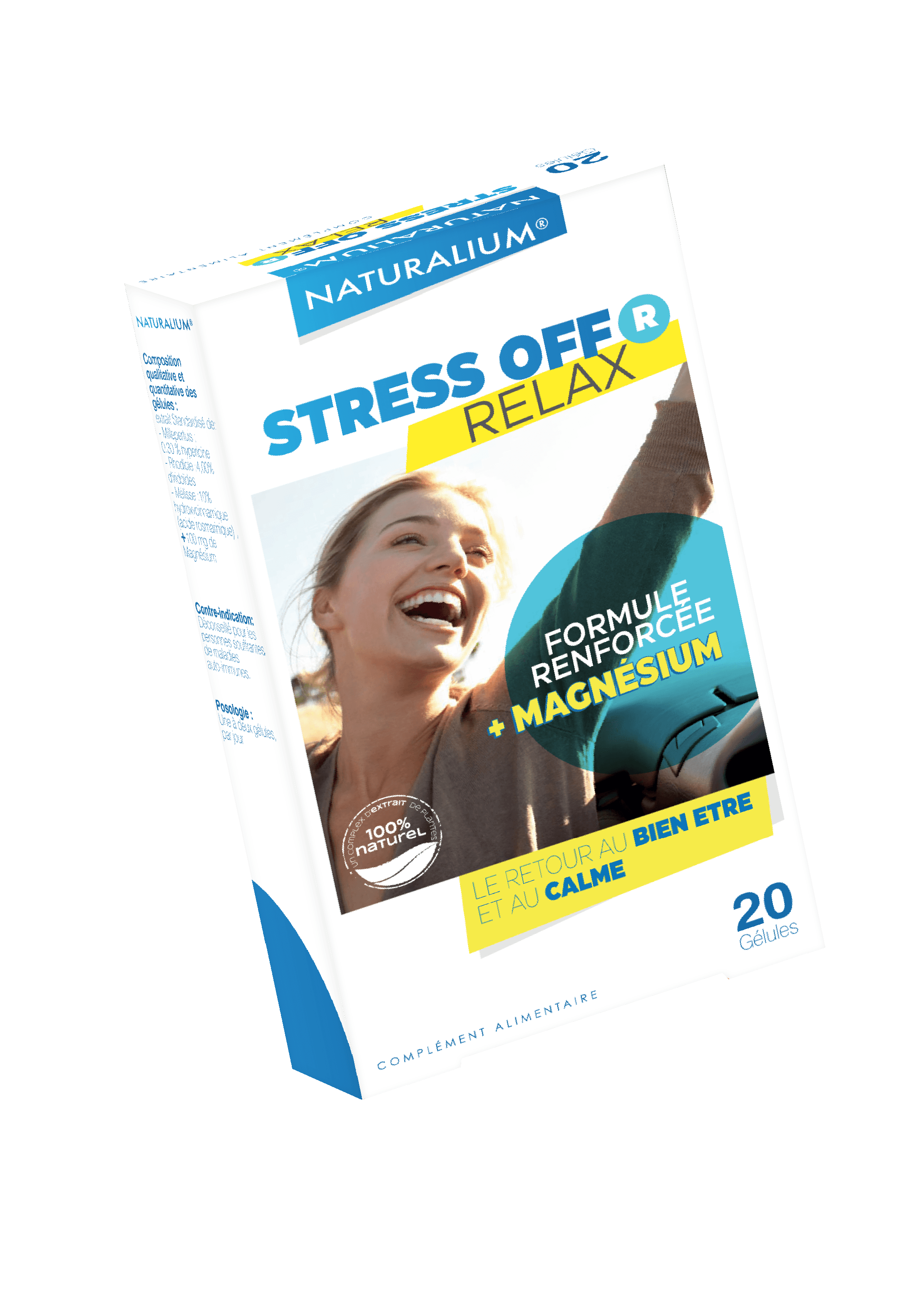 Naturalium STRESS OFF RELAX BT 20 Gélules
