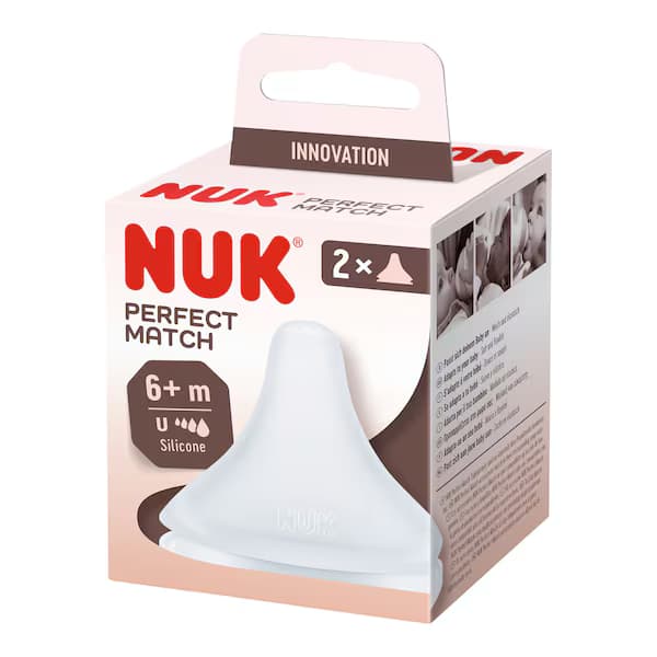 Nuk Tetine Perfect Match U 6M+ x2