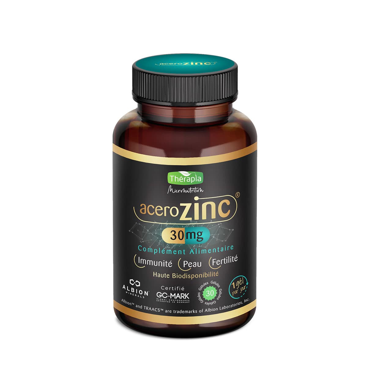 Therapia Acero Zinc Gelules BT 30