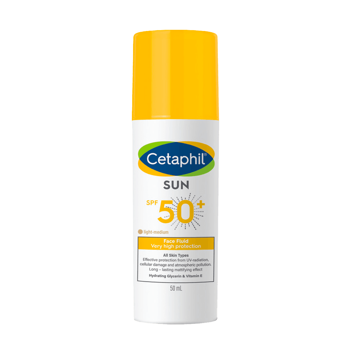 Cetaphil Sun Face Fluide Teinte Spf 50+ 50ML 7/27