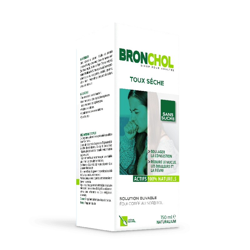 Naturalium Bronchol Sirop Adulte Toux Seche 90ML