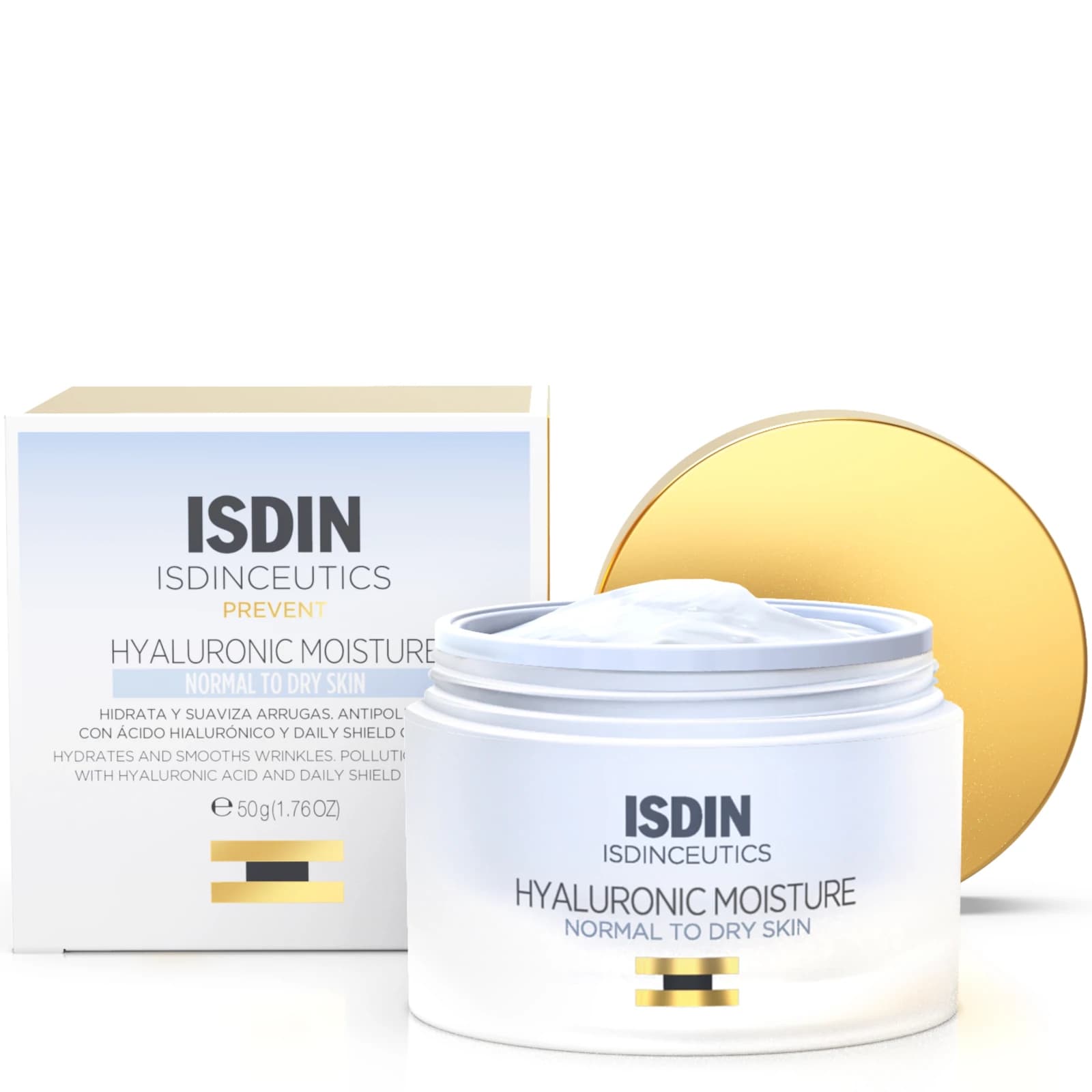 Isdin Isdinceutics Hyaluronic Creme Peau Grasse et Mixte 50G