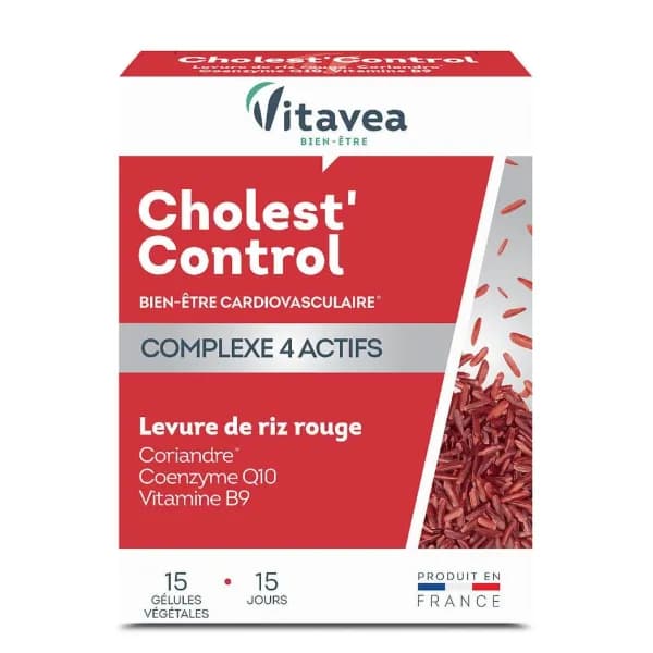Vitavea Levure Riz Rouge Cholest Control B/15