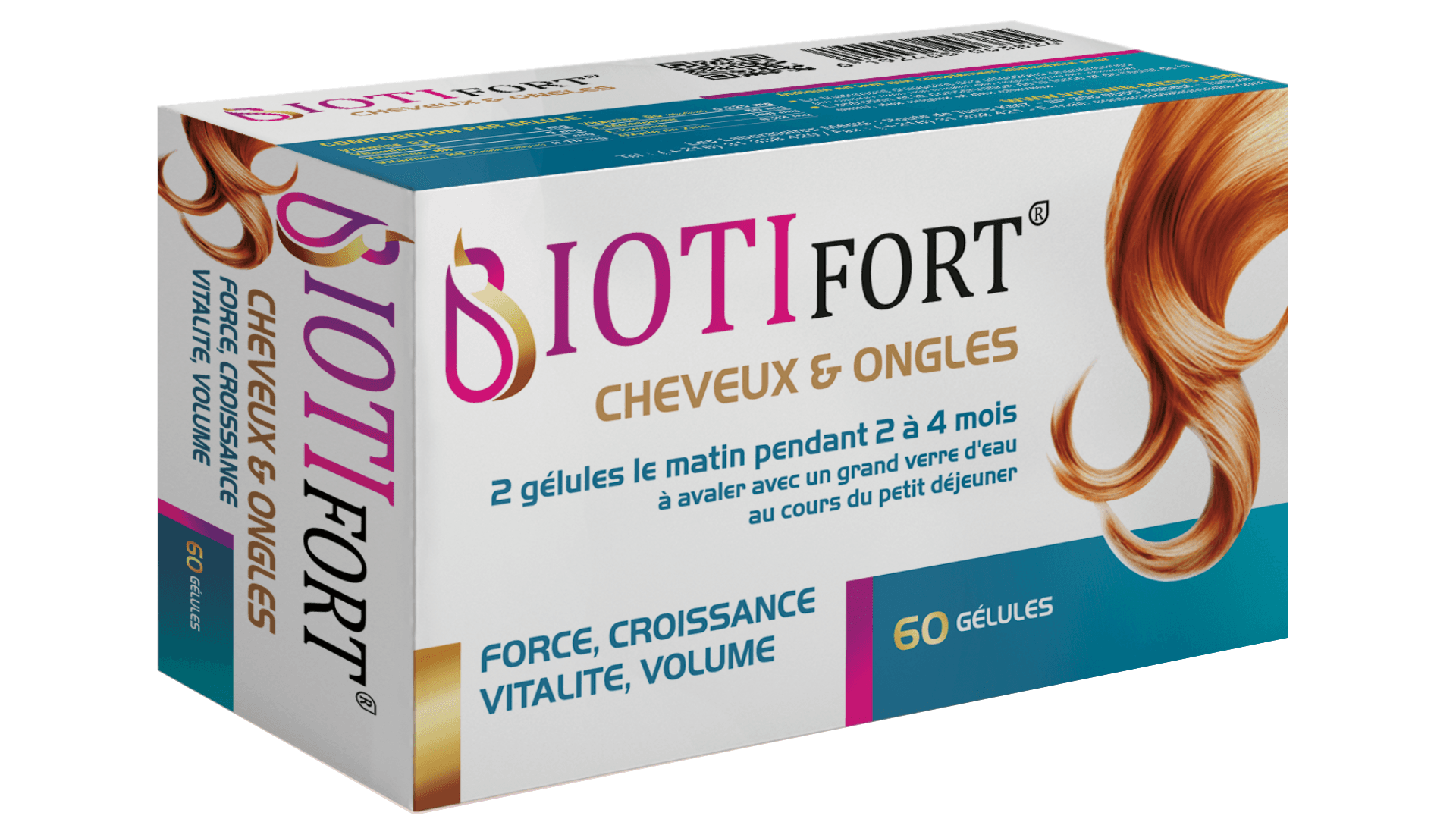 Medis Bioti Fort Cheveux et Ongles BT 60