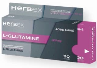 Herbex L Glutamine 300MG BT 20