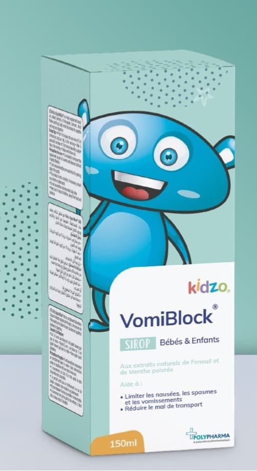 Polypharma Vomiblock Kidzo Sirop 150ML