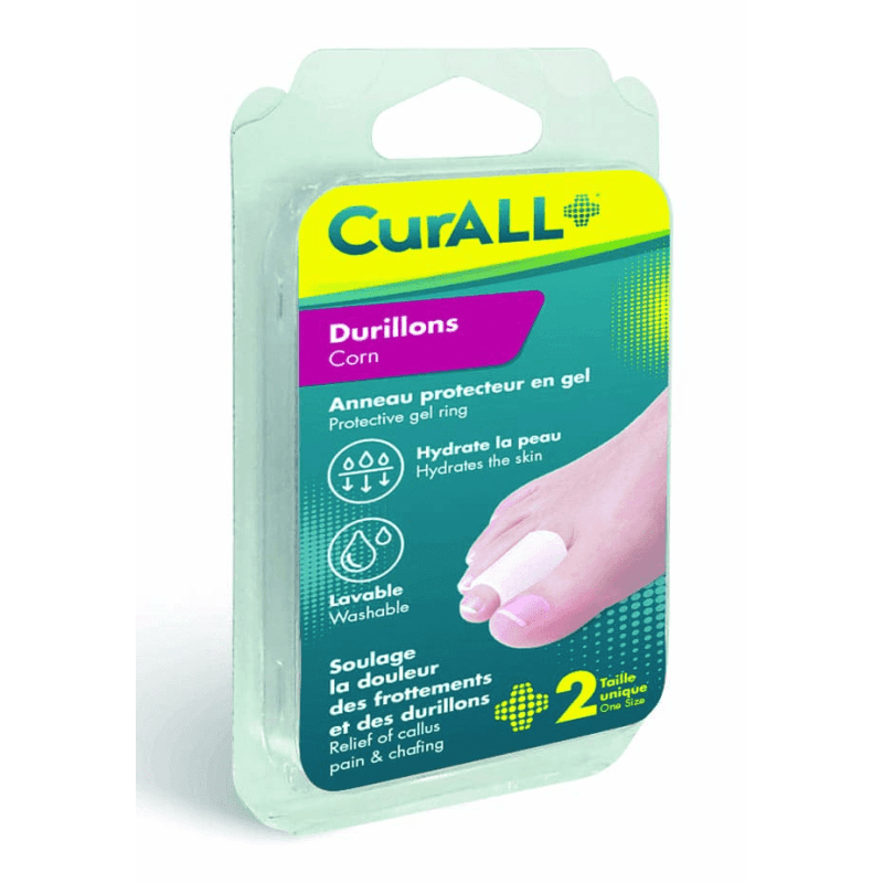 Curall Durillons Anneau Protecteur en Gel Digitube BT 2