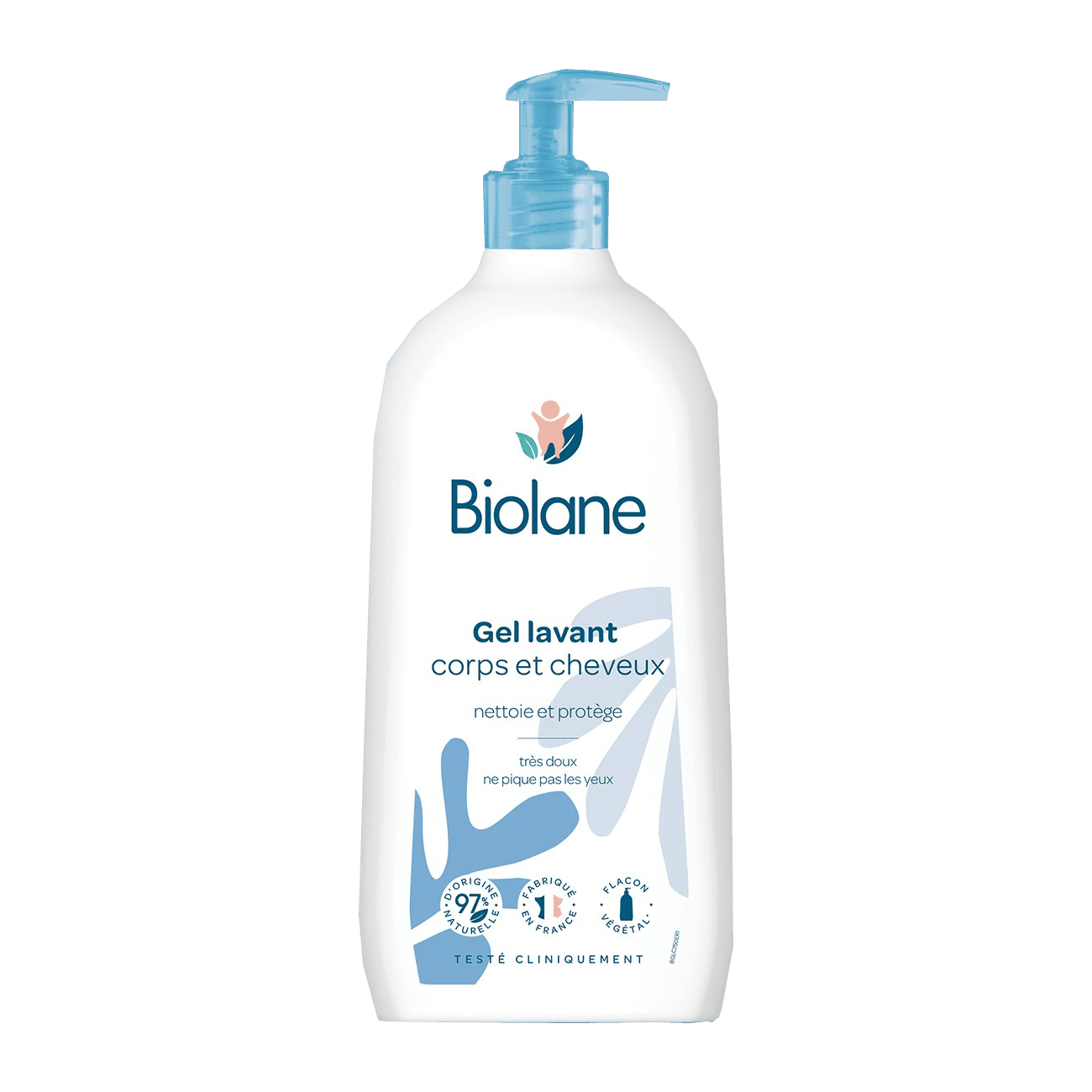 Biolane Gel Lavant Corps et Cheveux 2 en 1 750ML