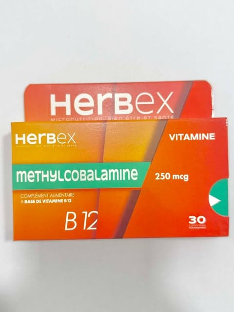 Herbex Methylcobalamine 250MCG 30 Comprimes