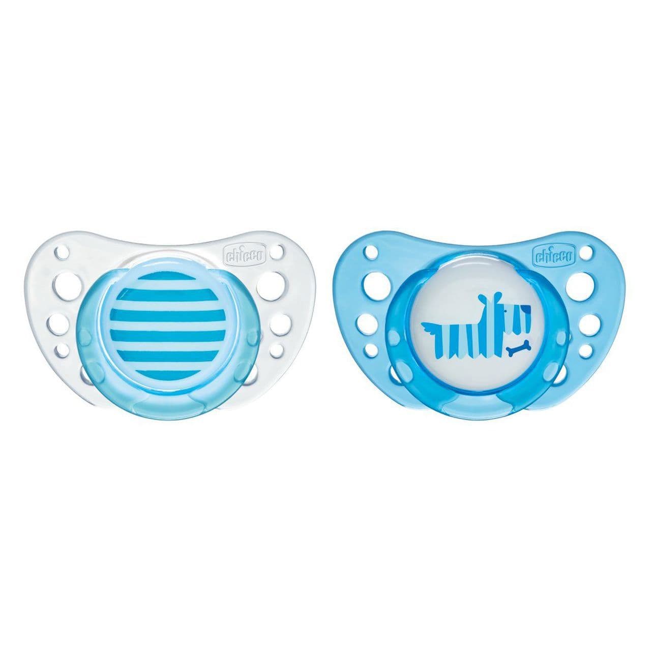Chicco Sucette 0-6M BT 2 Bleu