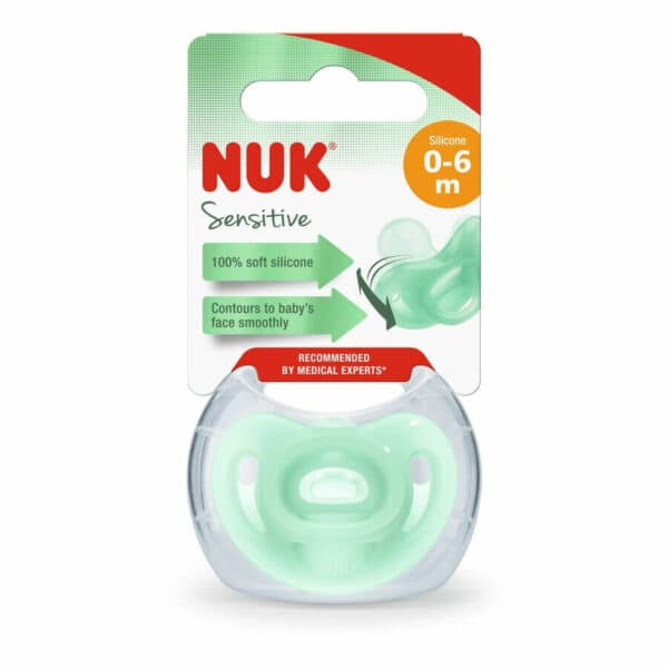 Nuk Sucette Sensitive avec Boite 0-6M