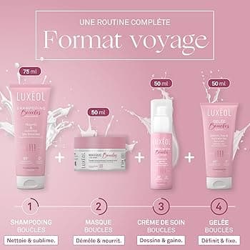 Luxeol Coffret Routine Boucles Format Voyage