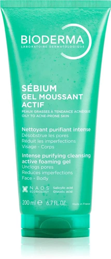 Bioderma Sebium Gel Moussant Actif 200ML