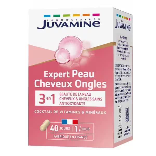 Juvamine Expert Peau Cheveux Ongles B/40G