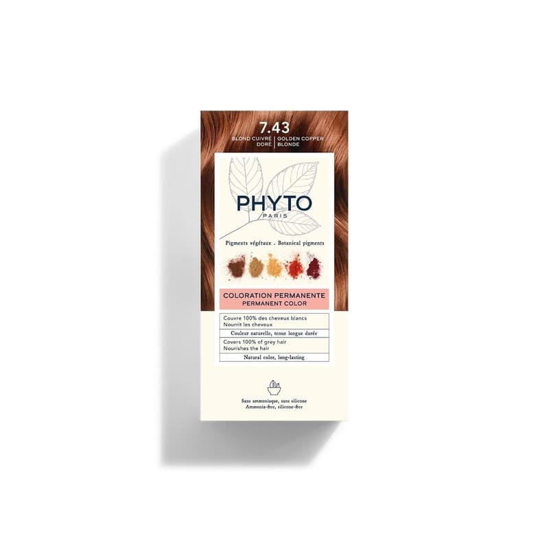 Phyto Phytocolor 7.43 Blond Cuivre Dore