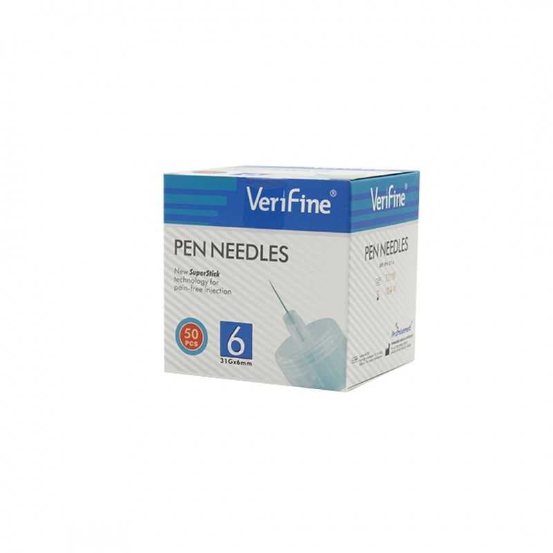 Verifine Aiguilles Stylos Insuline 6MM BT 50