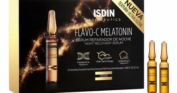 Isdin Flavo C Melatonin Nuit 10 Ampoules de 2ML