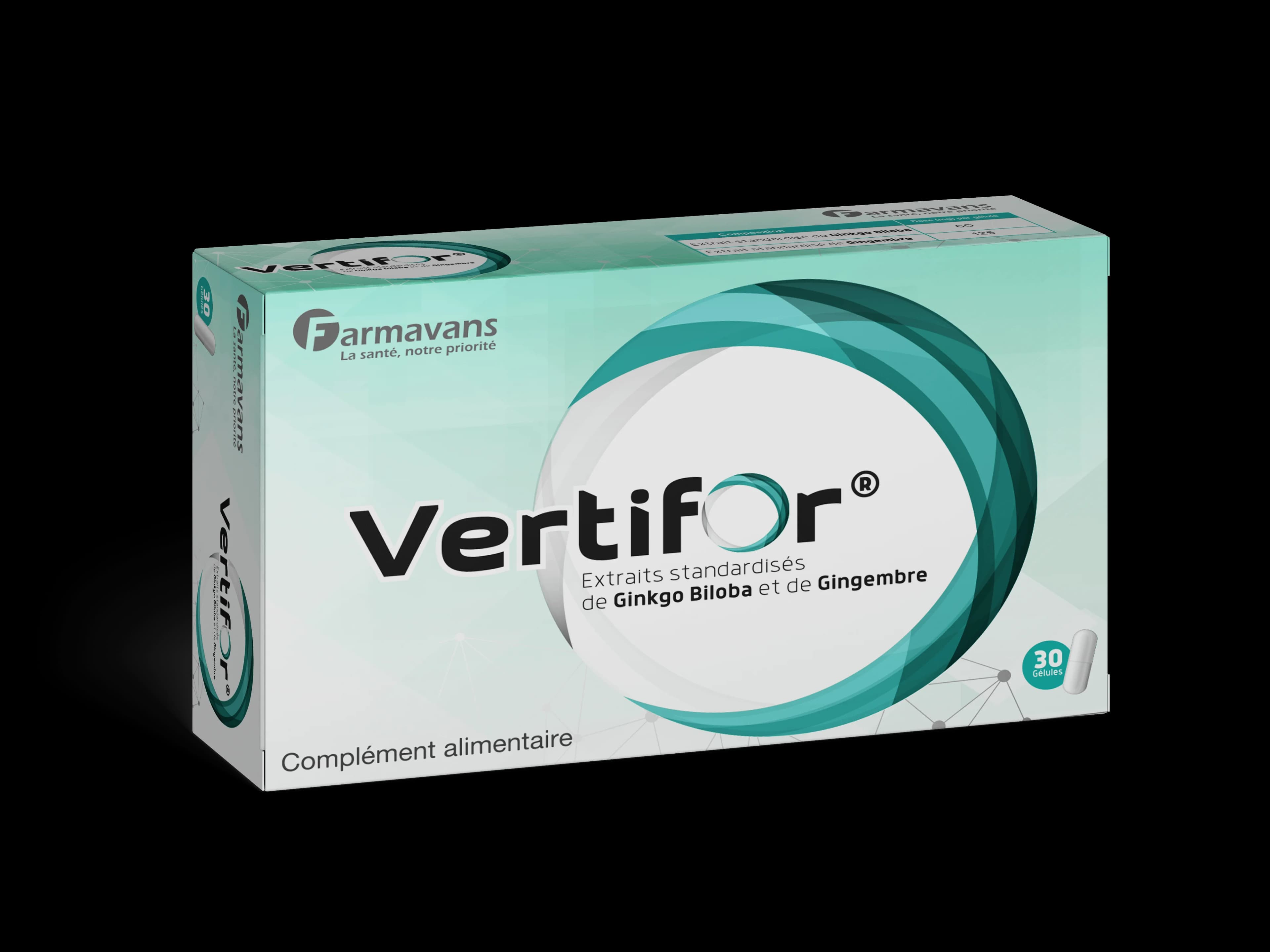 Farmavans Vertifor Gelules BT 30