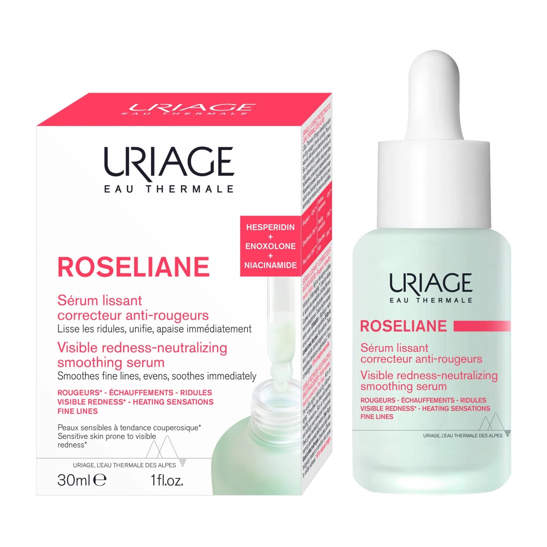 Uriage Roseliane Serum Lissant Correcteur Anti Rougeurs 30ML
