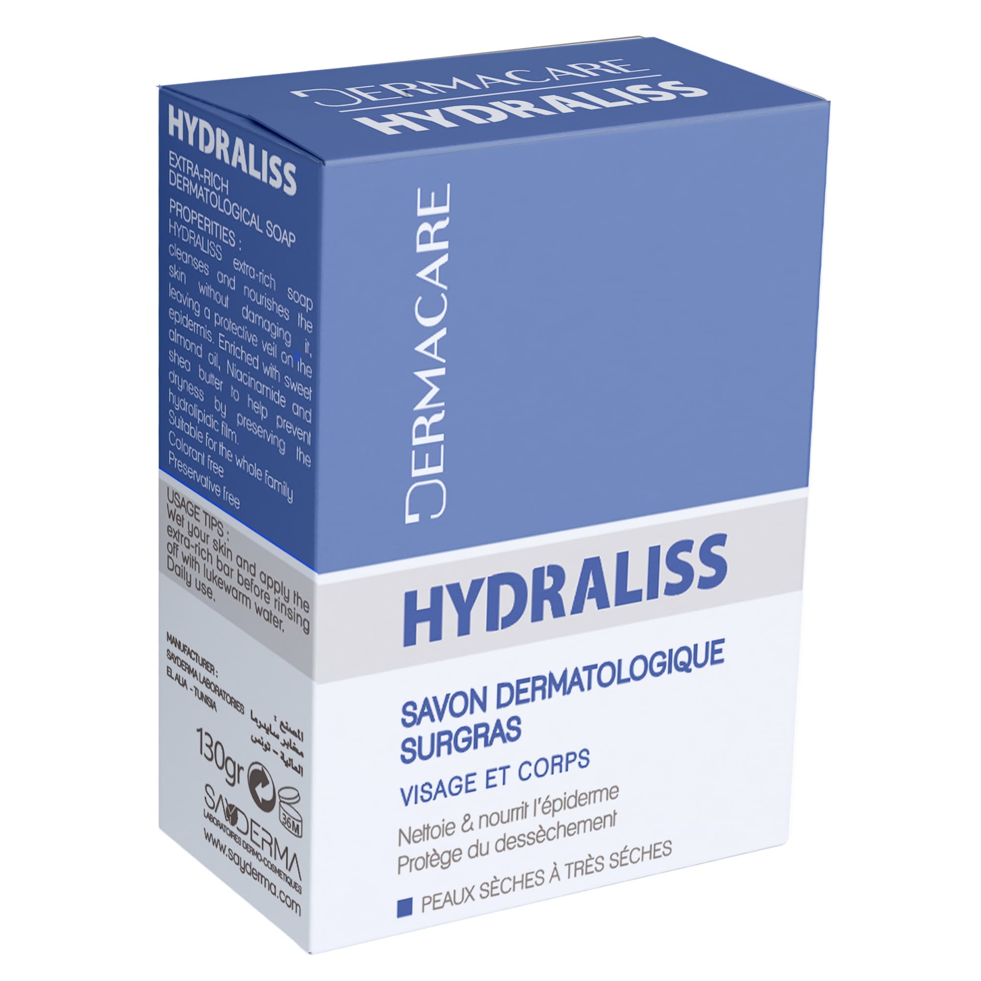 Dermacare Savon Hydraliss 130 GR