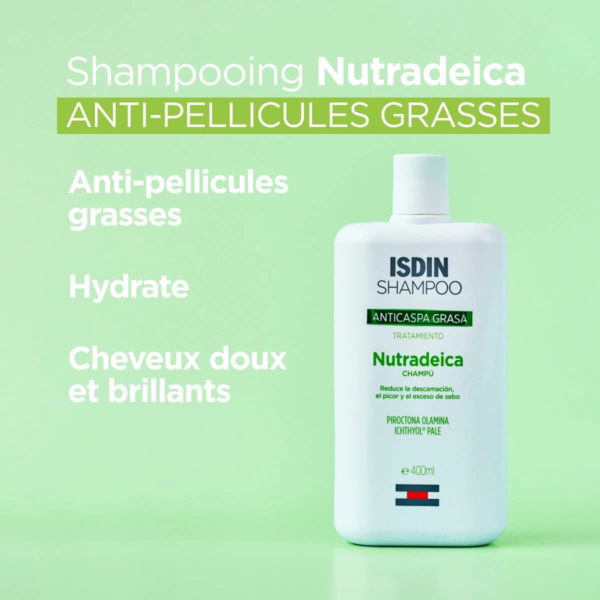 Isdin Shampooing Nutradeica Anti-pelliculaire Grasses 200ML