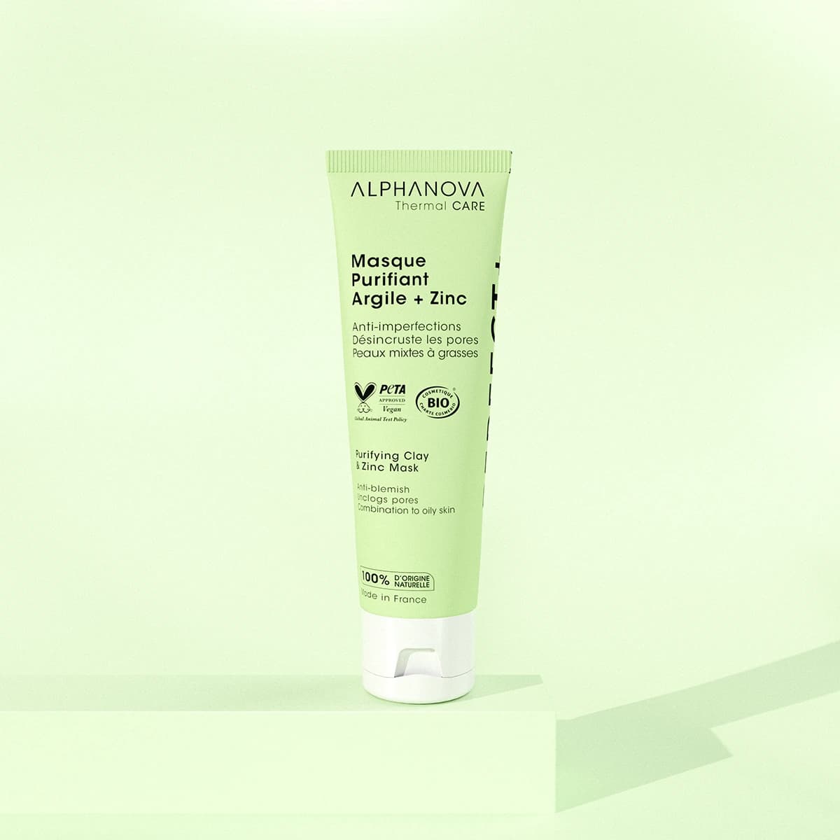 Alphanova Perfect + Masque Purifiant Argile + Zinc 100% Naturel