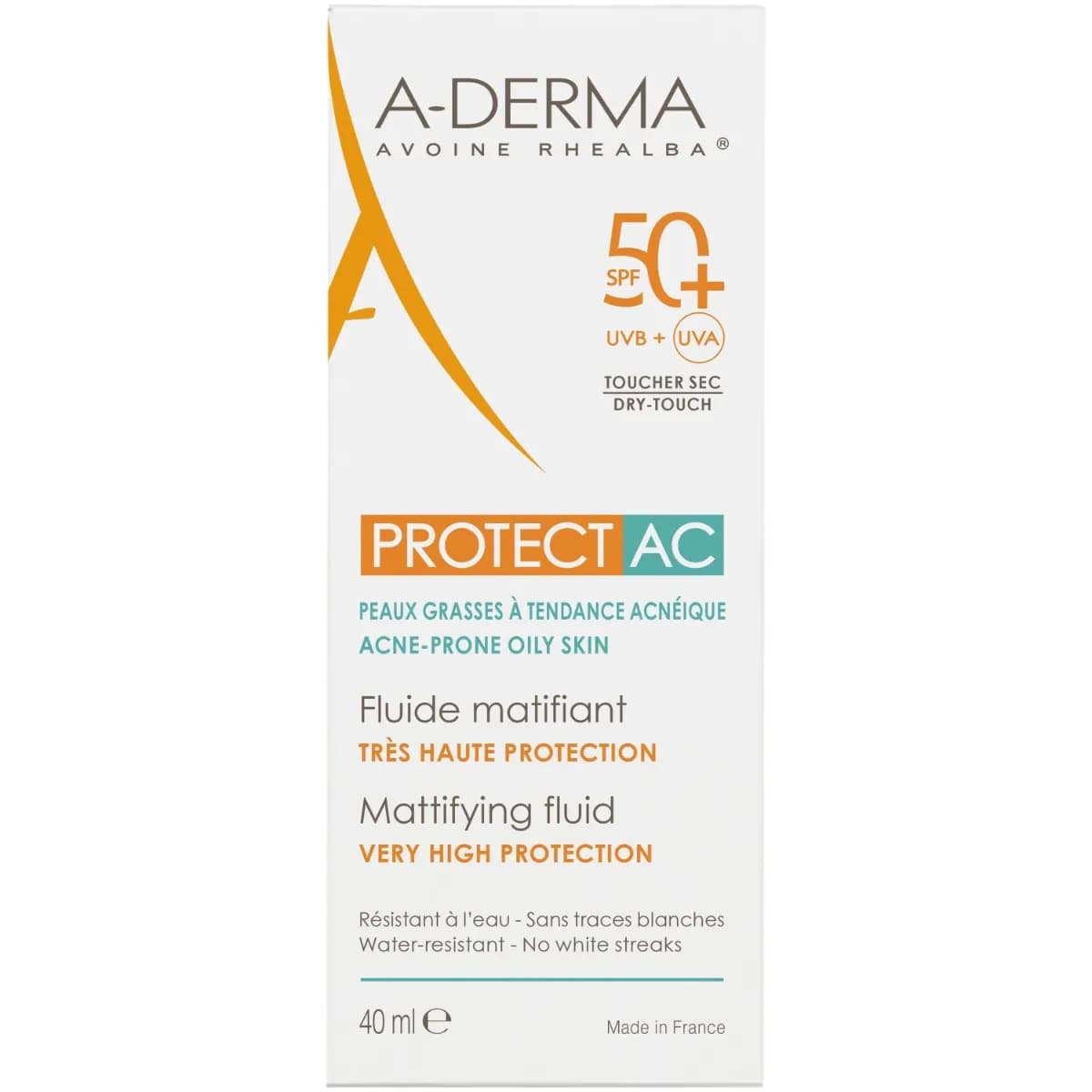 Aderma Protect AC Fluide Matifiant SPF50+