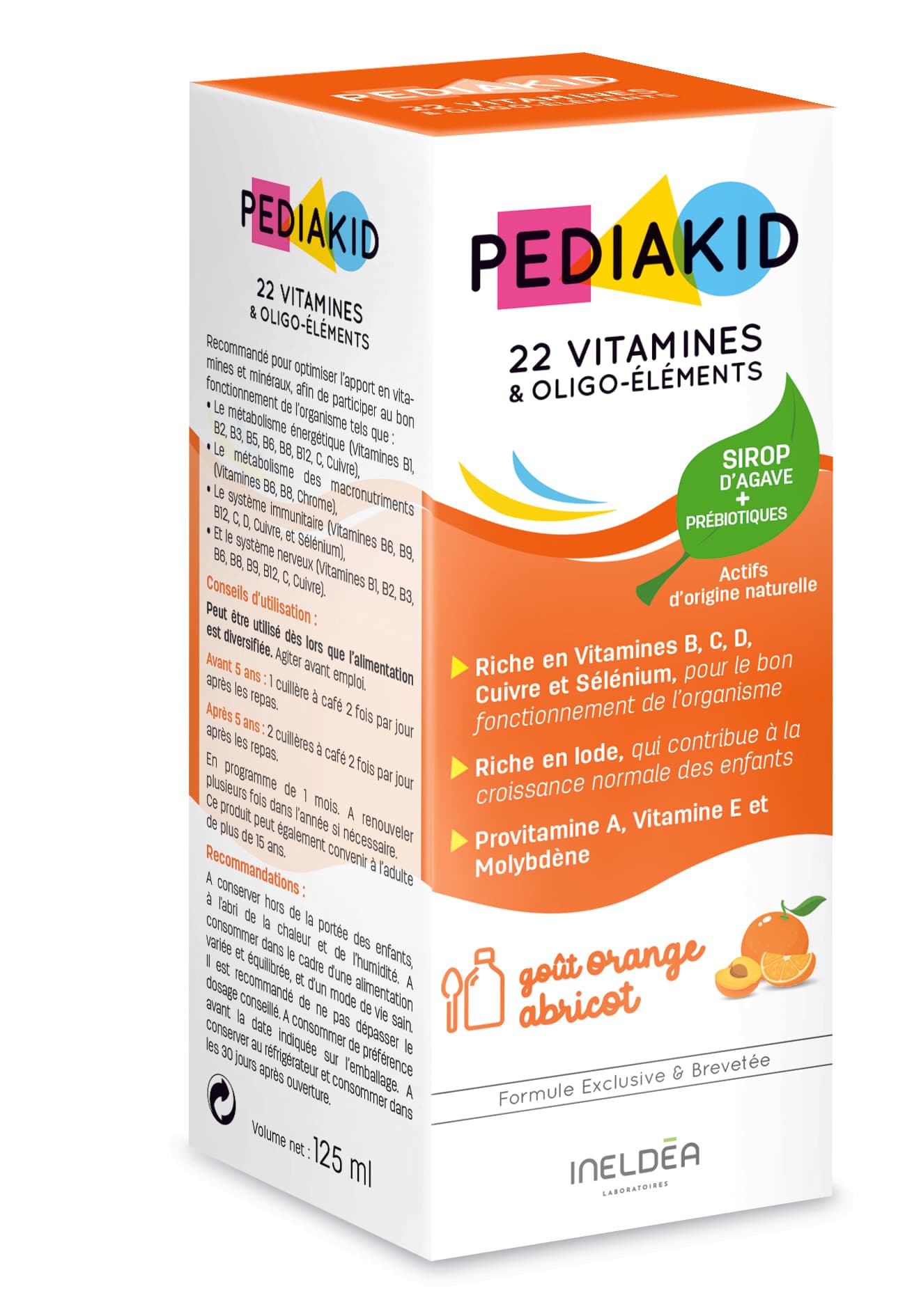 Pediakid 22 Vitamines et Oligo-elements 125 ML