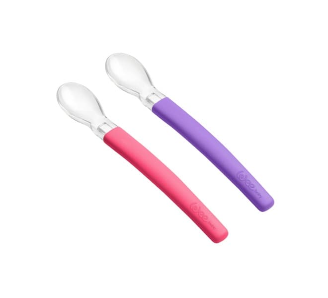 Wee Baby Cuilleres Lot de 2 en Silicone 6 Mois+ Ref 122