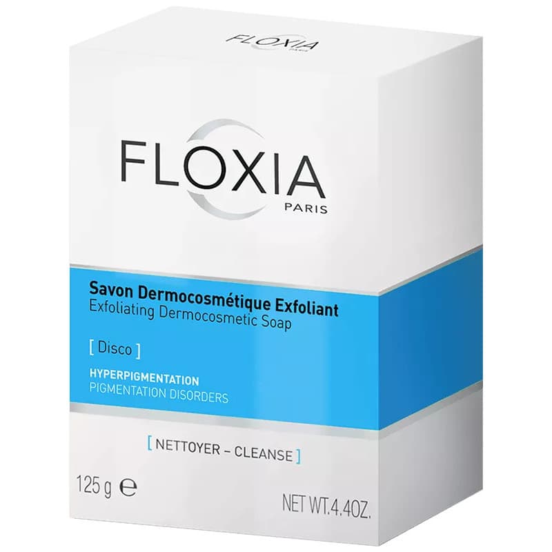 Floxia Savon Dermocosmetique Exfoliant Eclaircissant 125G