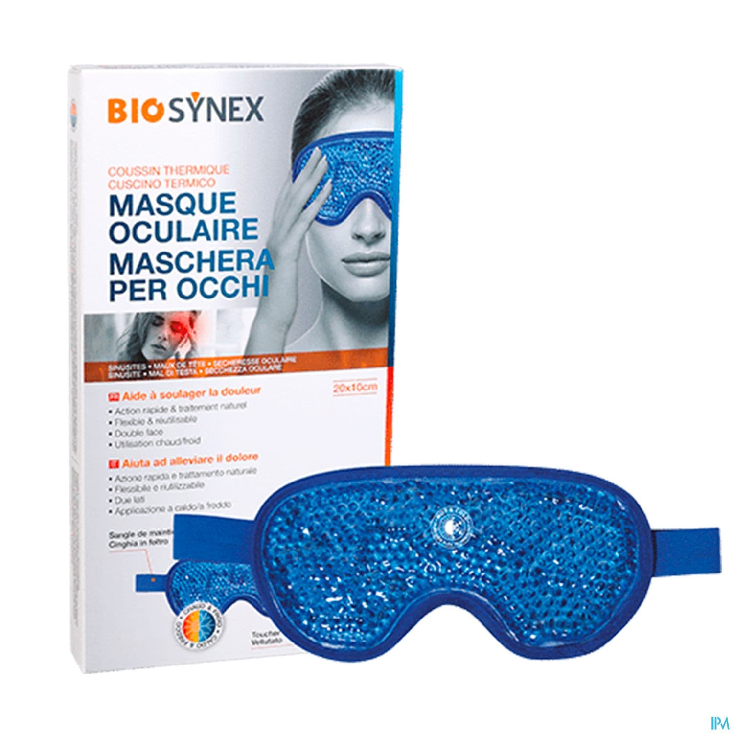 Biosynex Coussin Thermique Masque Oculaire 20X10CM