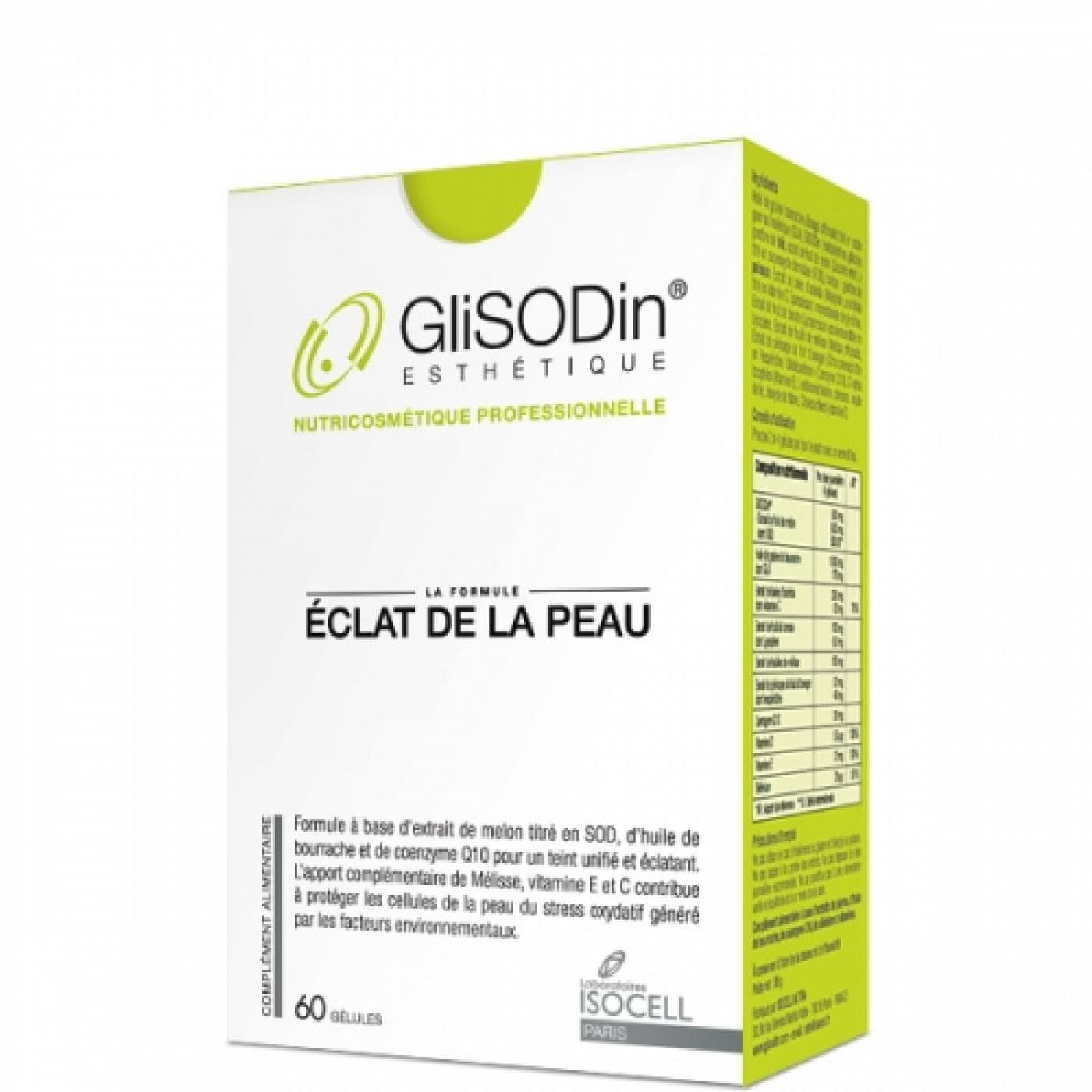Glisodin Eclat de la Peau BT 60 Gelules