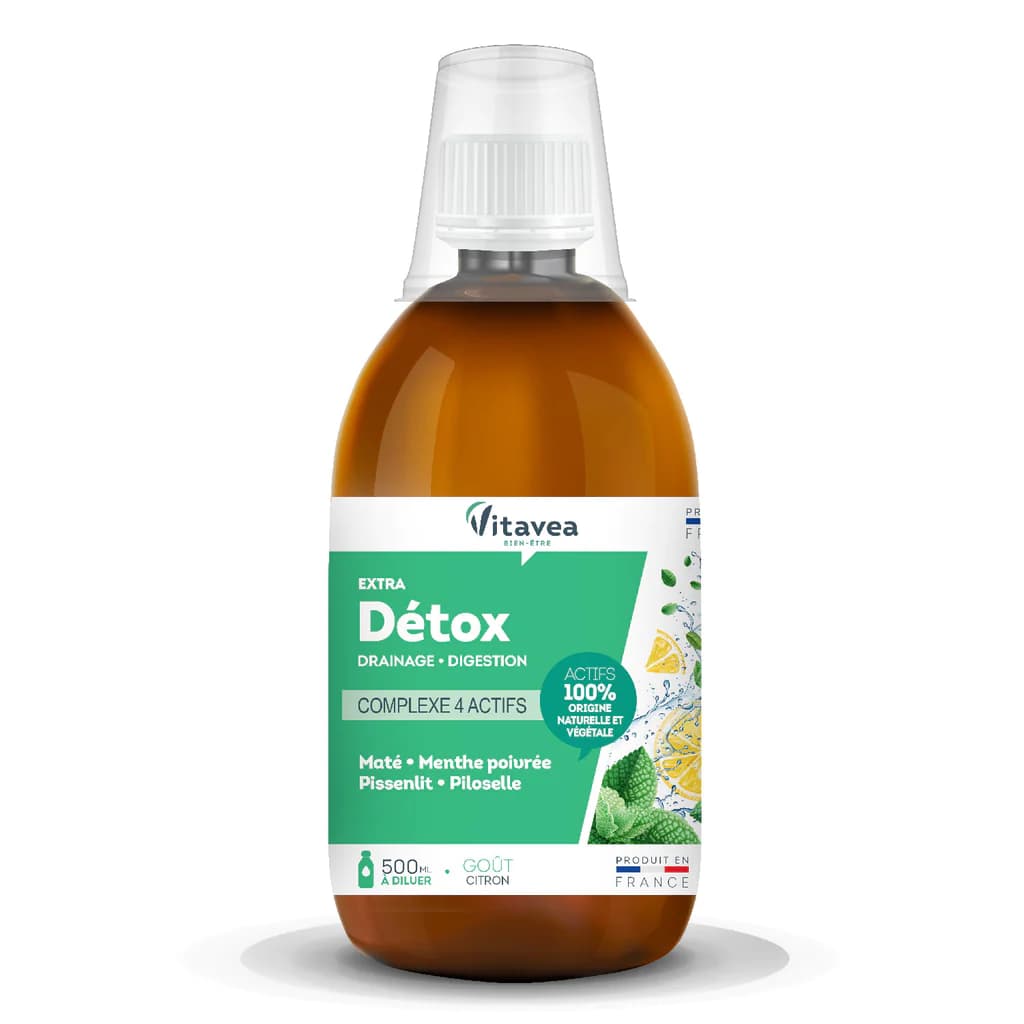 Vitavea EXTRA DETOX DRAINEUR CITRON 500ML date 7/2026